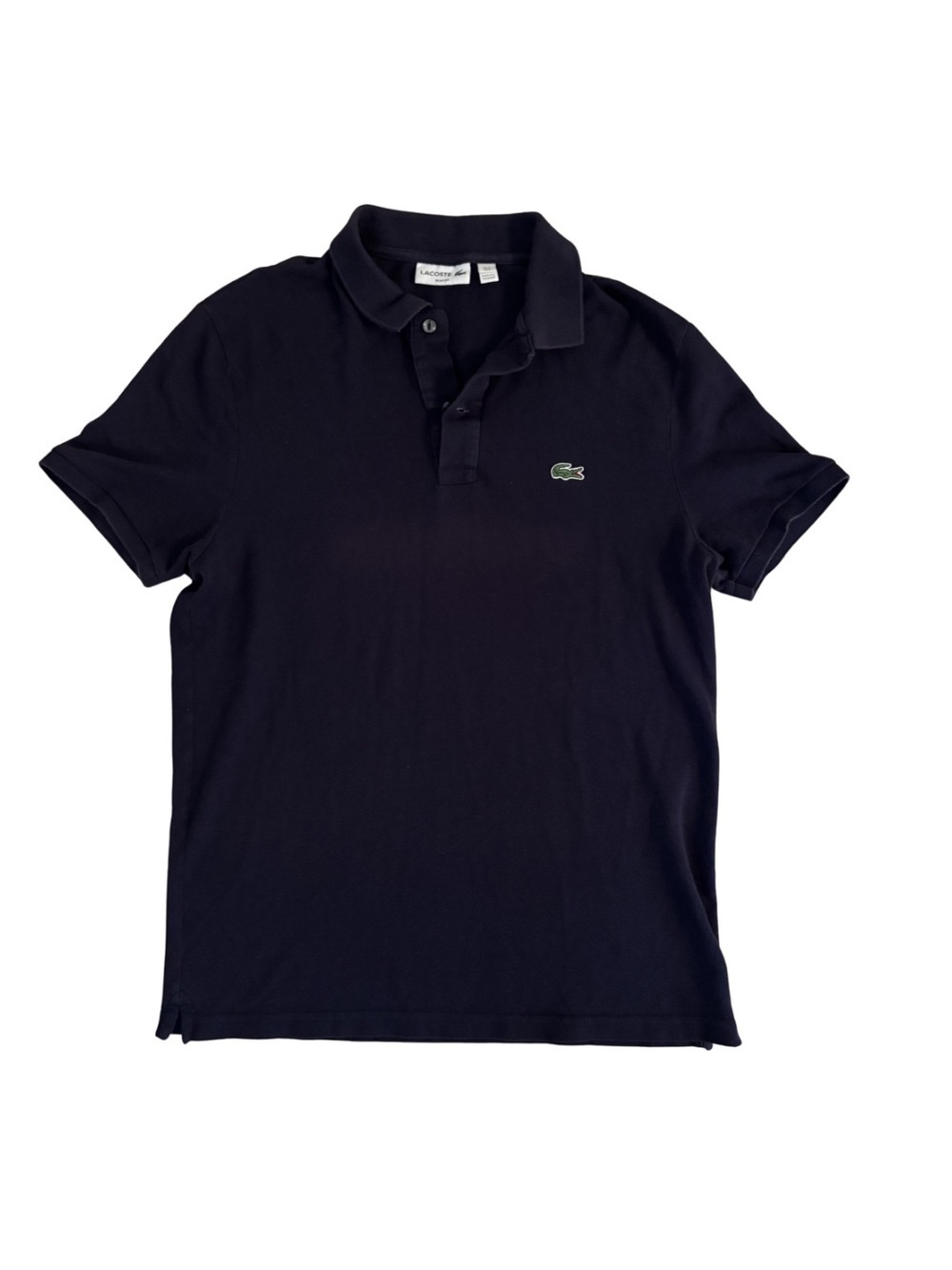 Lacoste Classic Slim Navy Piqué Polo
